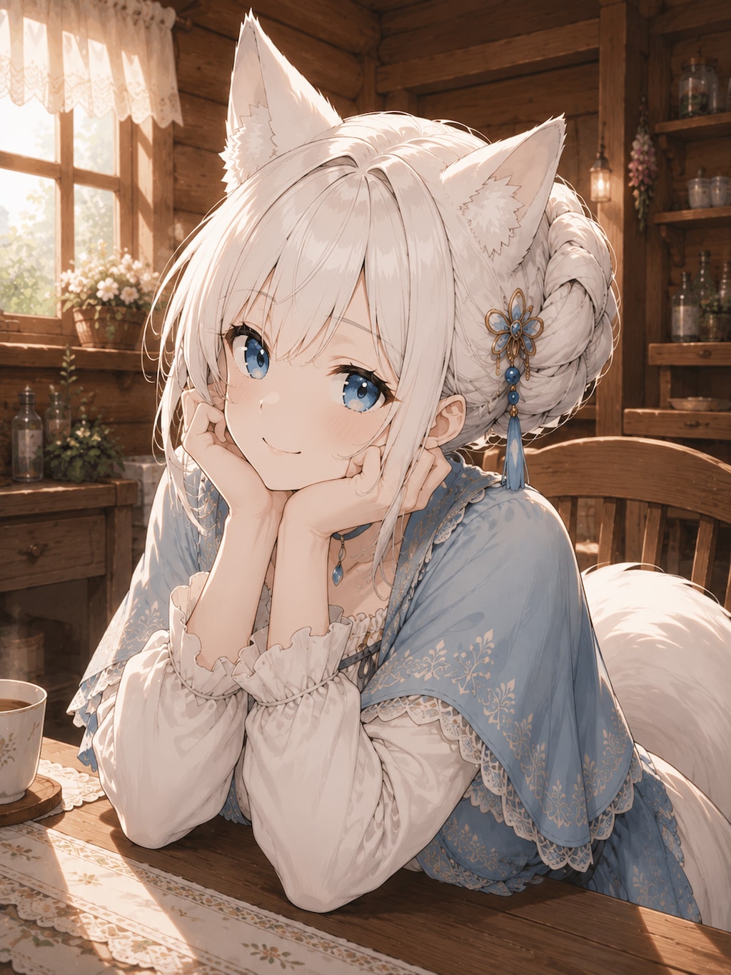 夜会巻きココロちゃん