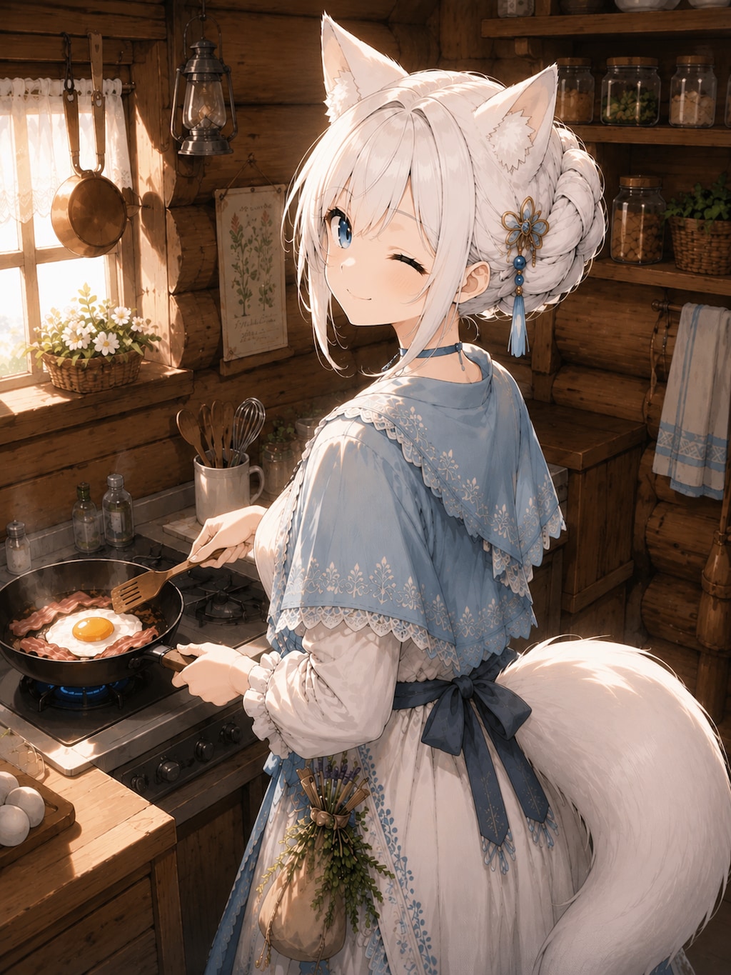 夜会巻きココロちゃん