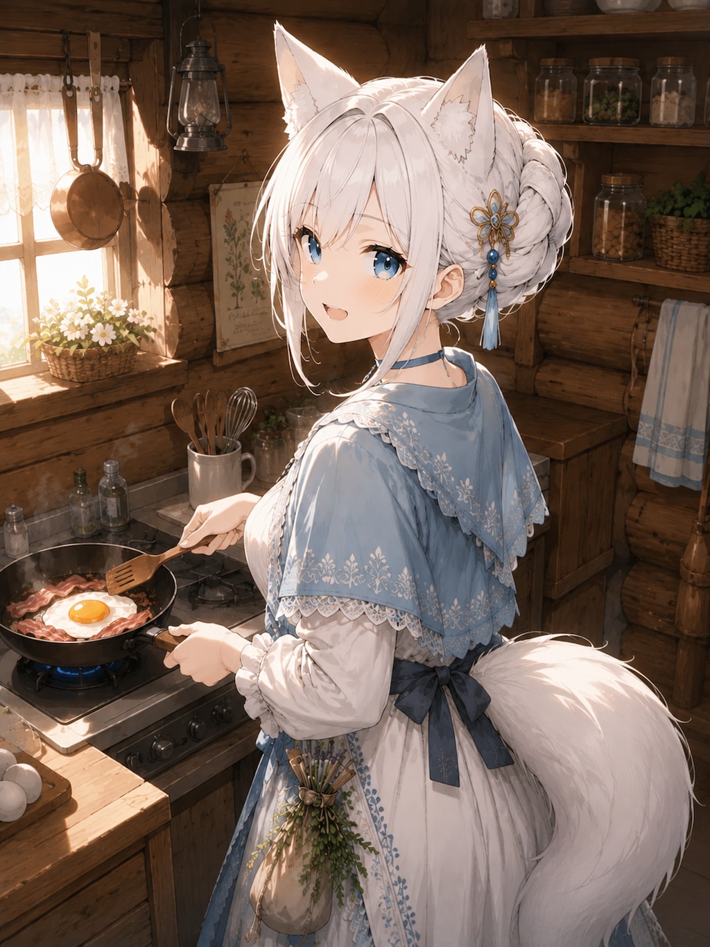 夜会巻きココロちゃん