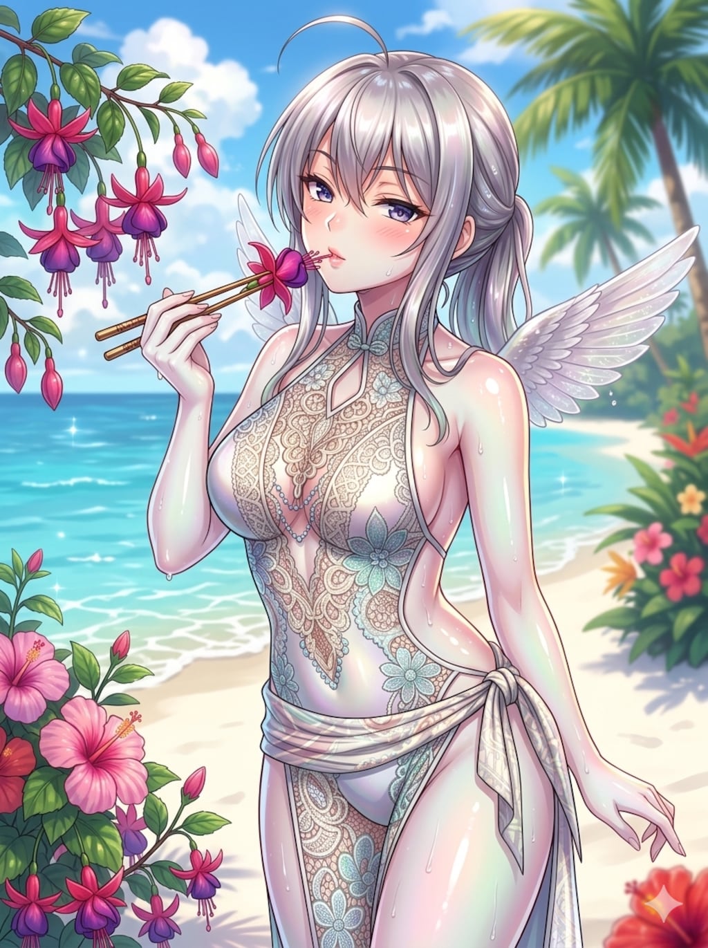 ハチドリ擬人化(ボツ)