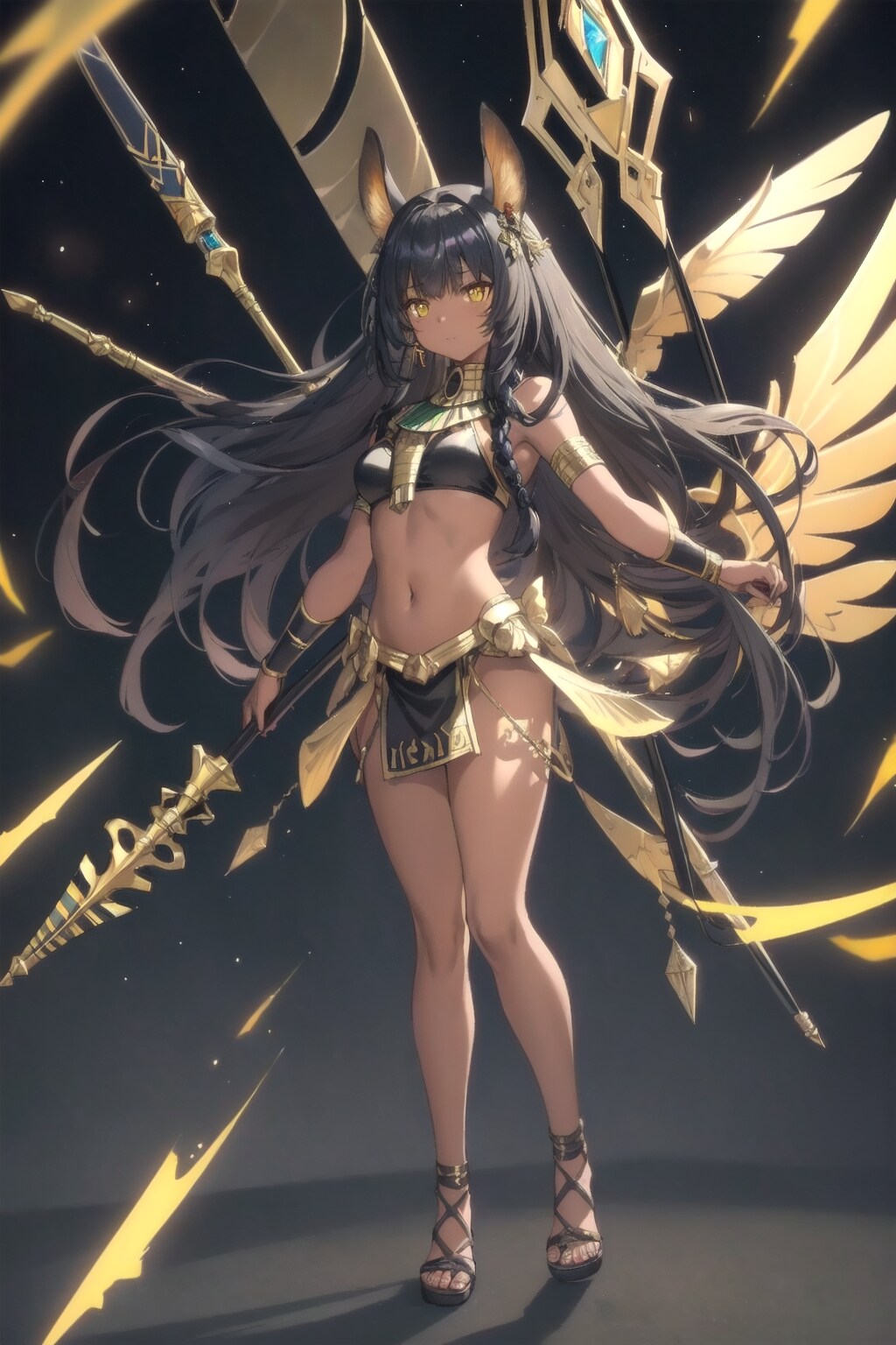 エジプトの戦士的な