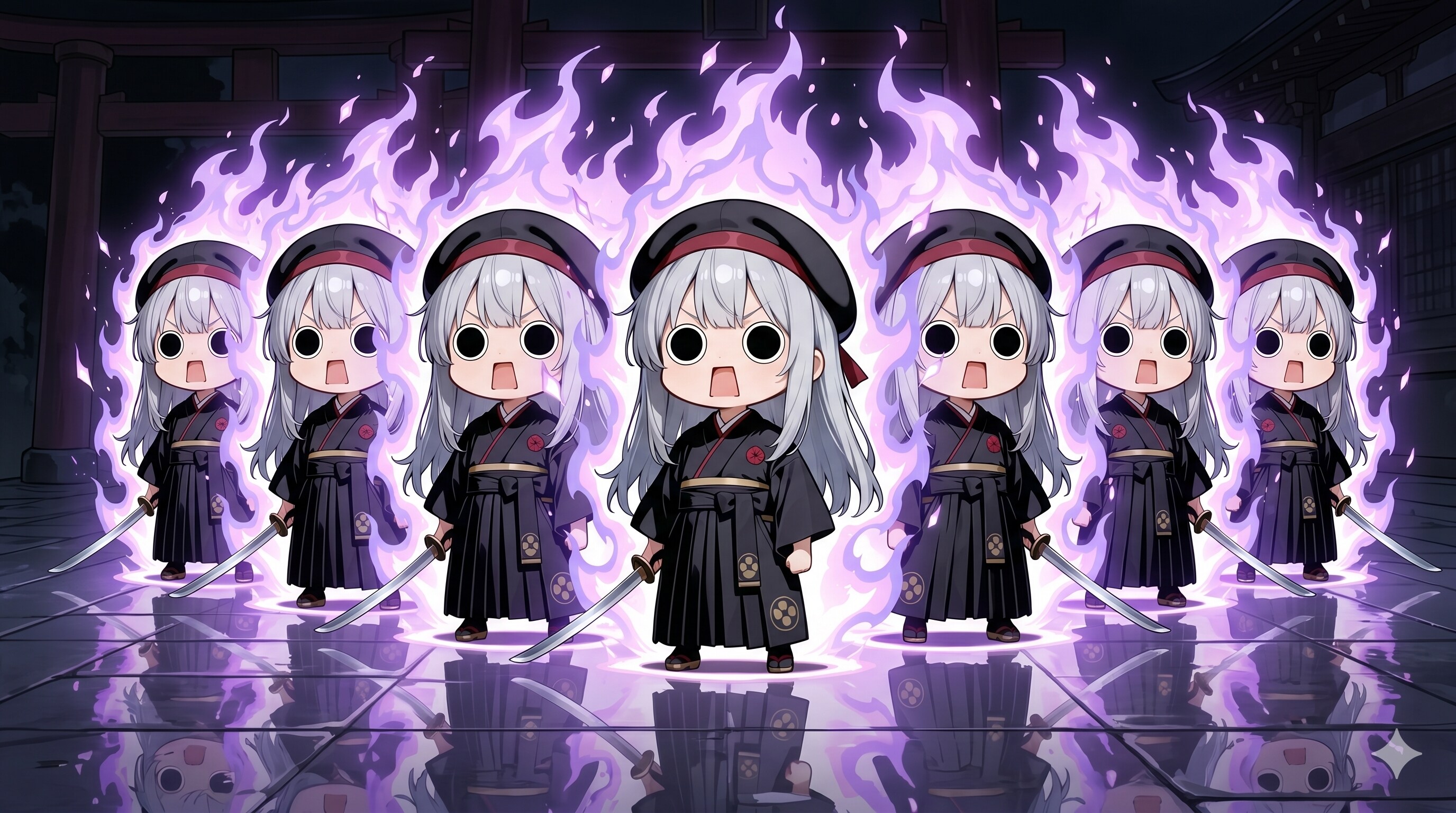 七人侍えらいこっちゃ嬢 | の人気AIイラスト・グラビア