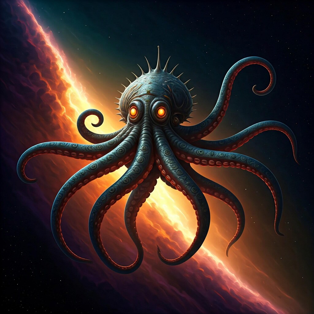 { د اجنبی کهکشان بیولوژیکي خدای }