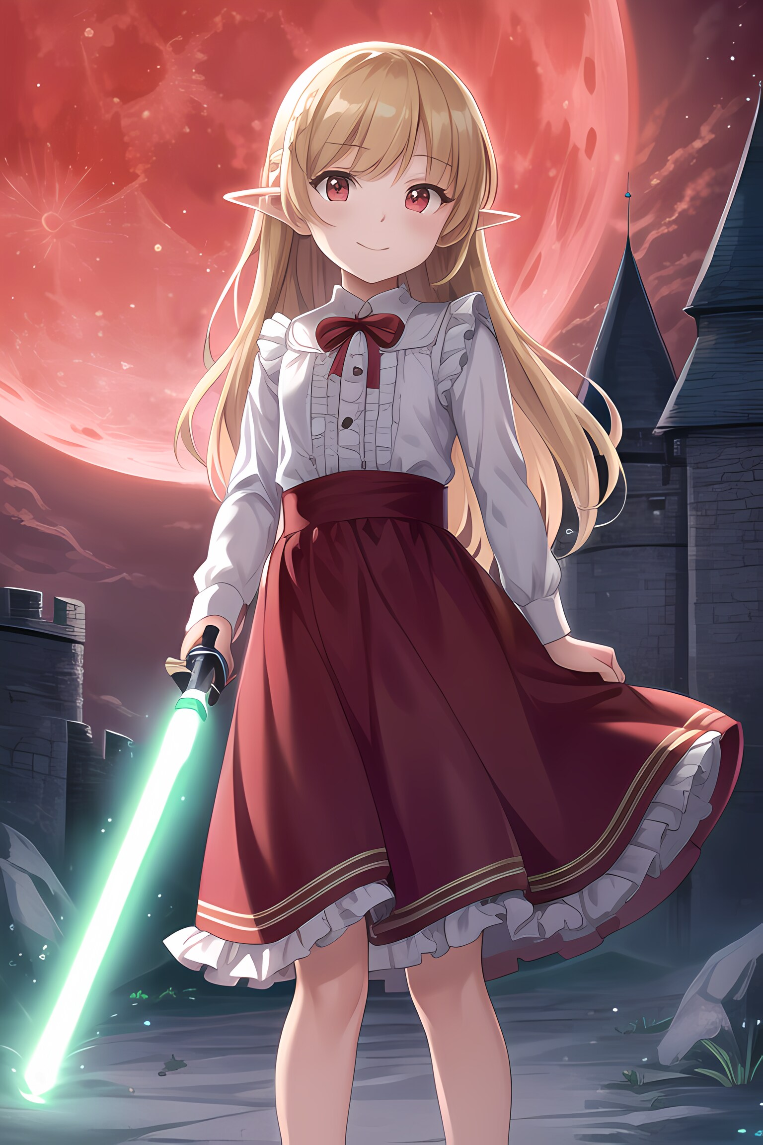ライトセーバーお嬢様