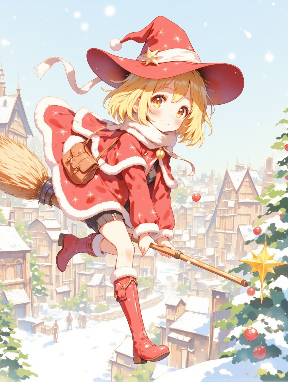 witch the Cristmas_2 | の人気AIイラスト・グラビア