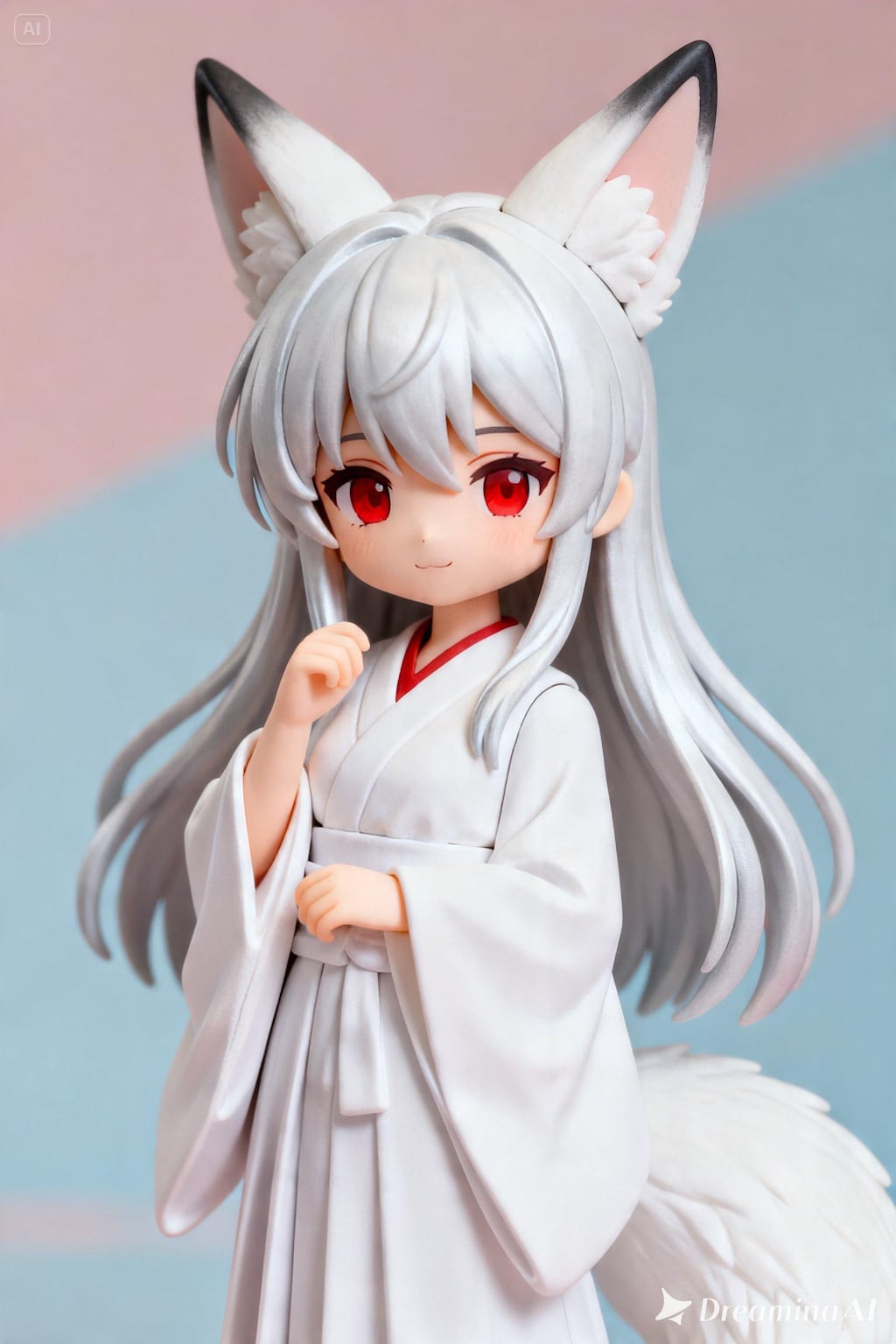 キツネの御神体フィギュア