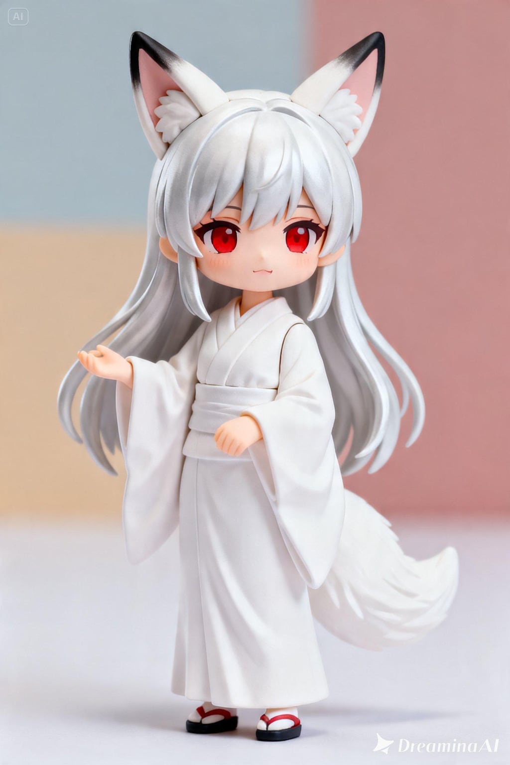 キツネの御神体フィギュア