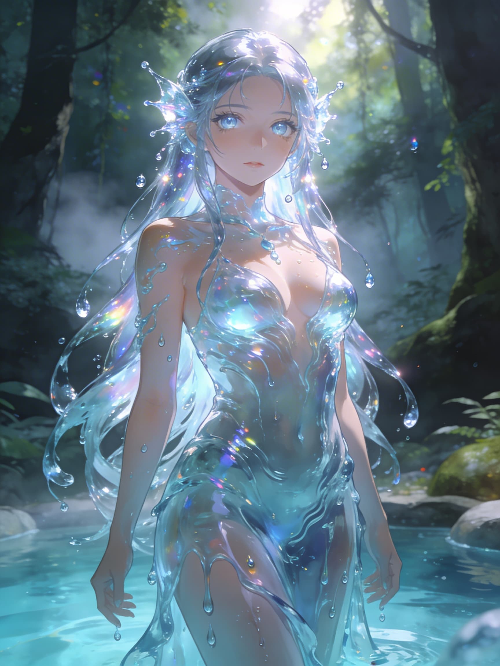 水の精霊 ウンディーネ | の人気AIイラスト・グラビア