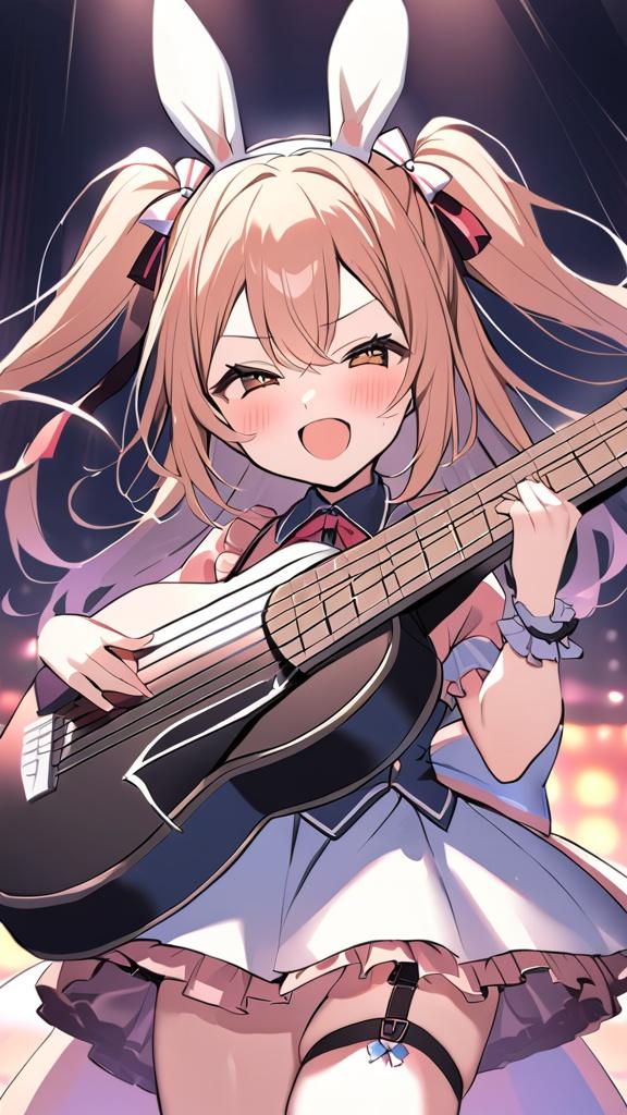 ライブギターラビット3 | の人気AIイラスト・グラビア