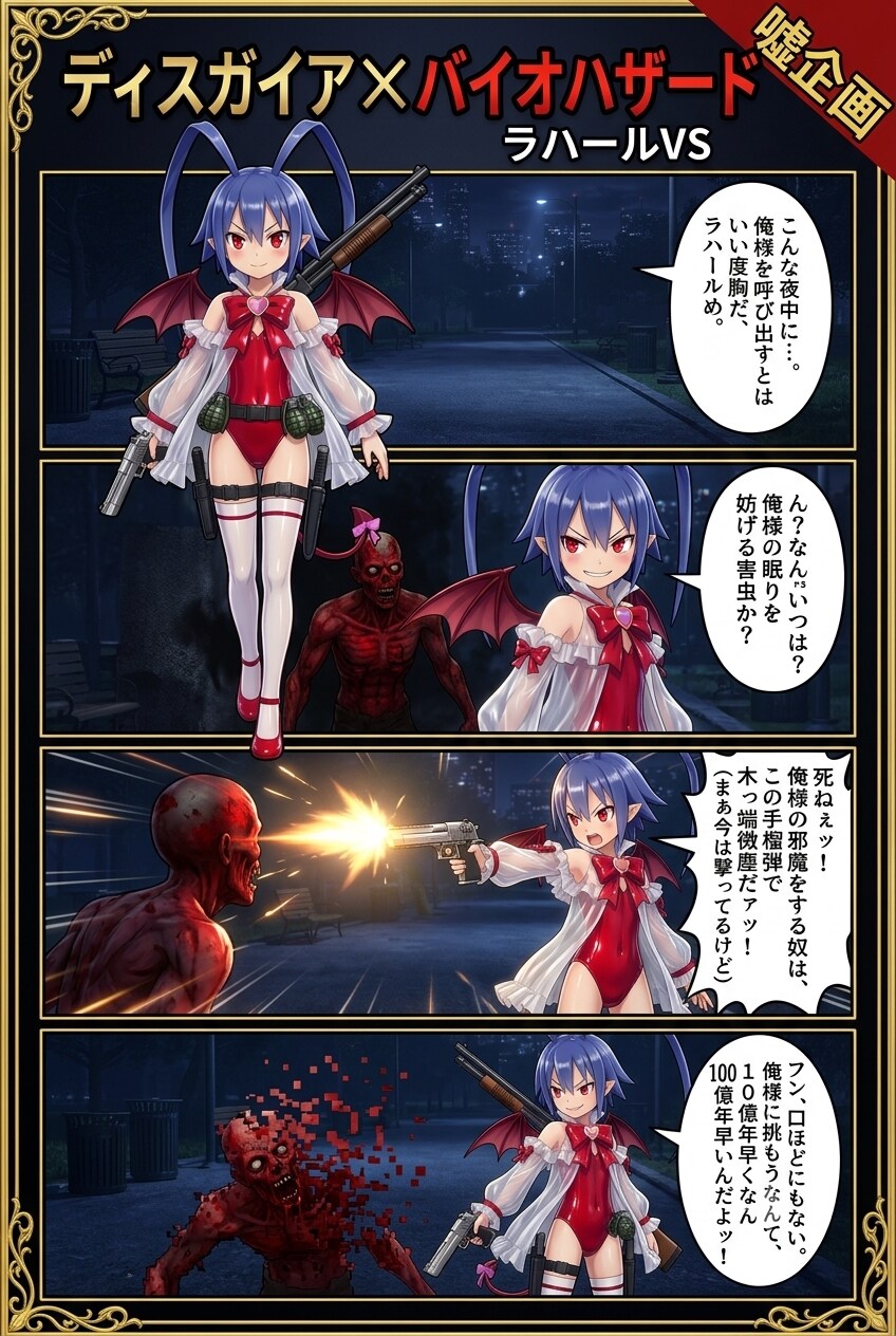 ディスガイア✕バイオハザード　ラハールVS2