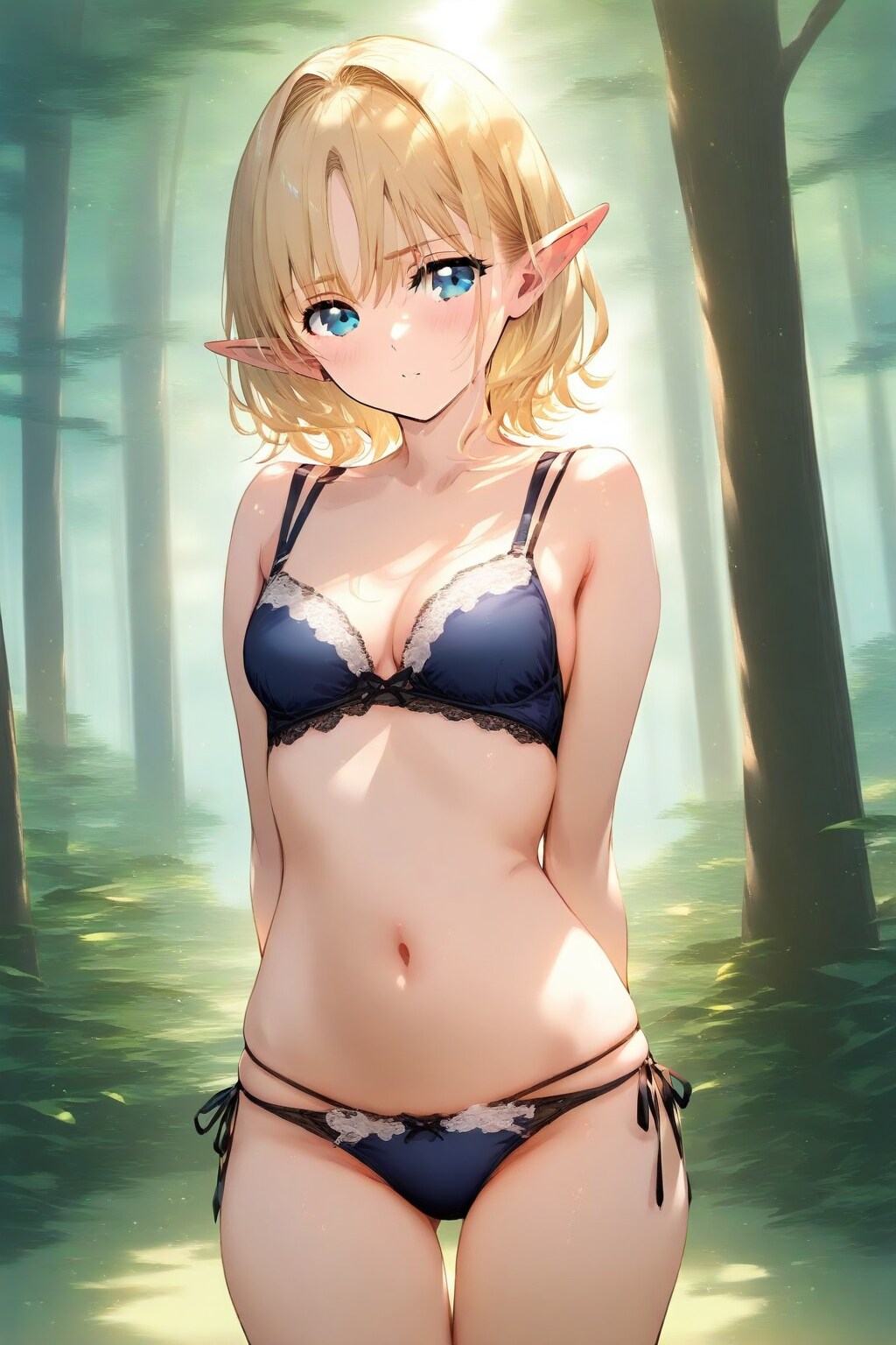 杜で出会った下着のエルフ