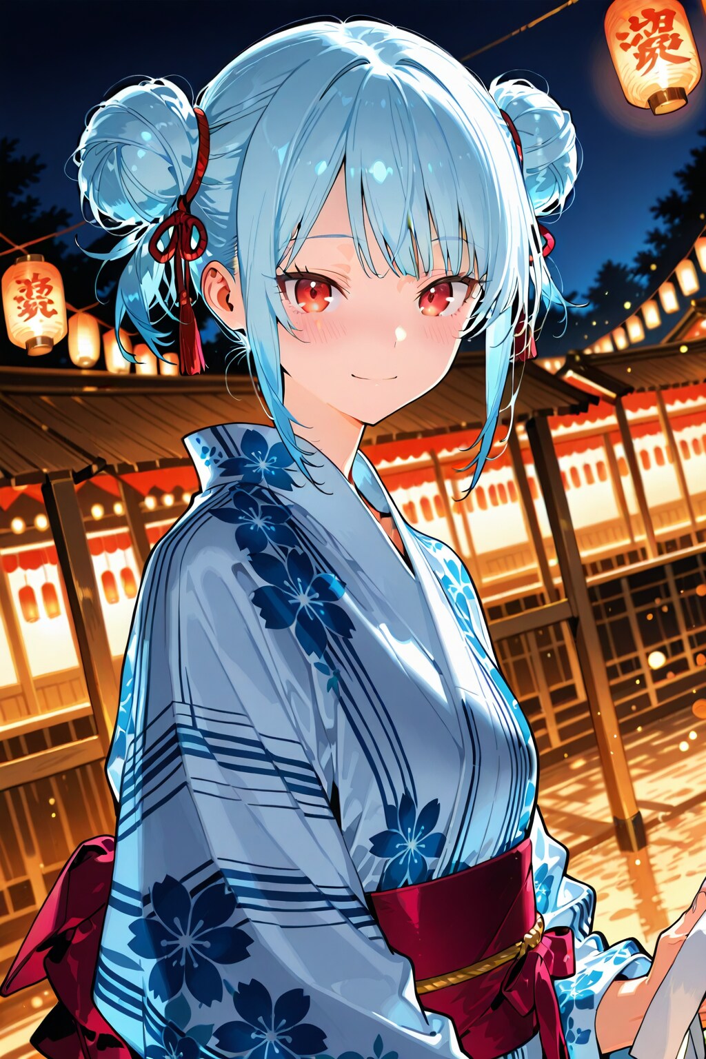 お祭り当日の夜 | の人気AIイラスト・グラビア