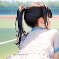テニス女子ストレッチ2 7枚目