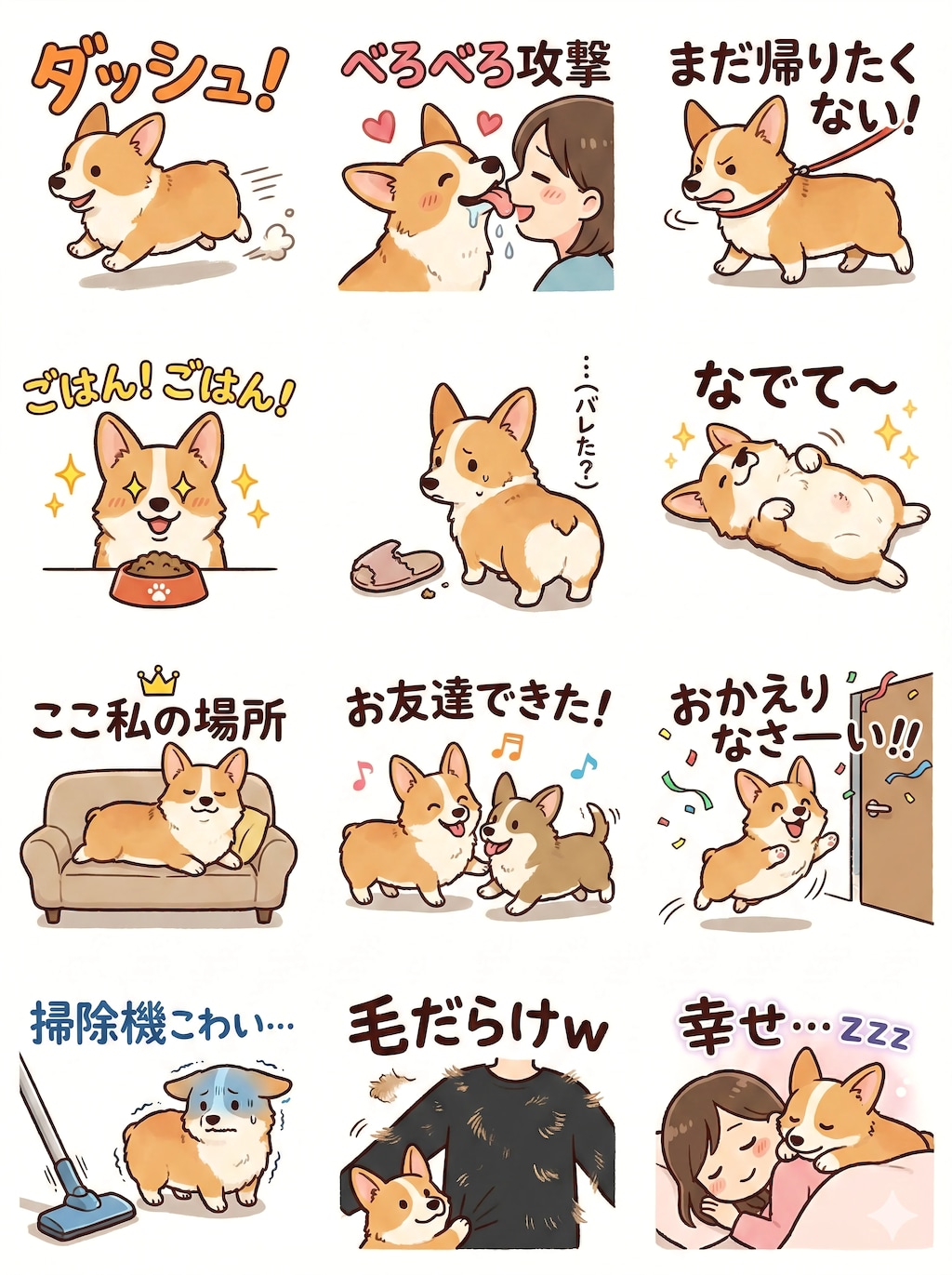 Corgi Stamp