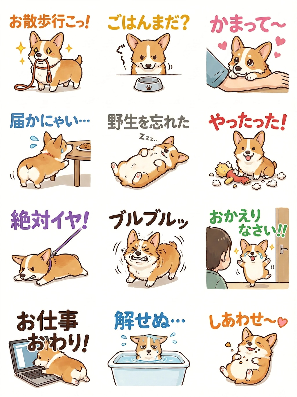 Corgi Stamp