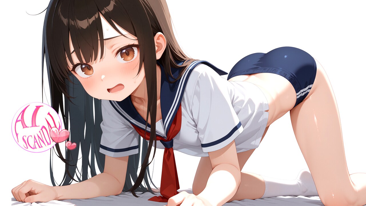 彼女とと二人っきりの秘密の時間 vol.1 つるぺた×制服×ブルマ