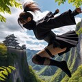 くノ一さんには網タイツが似合う 5枚目