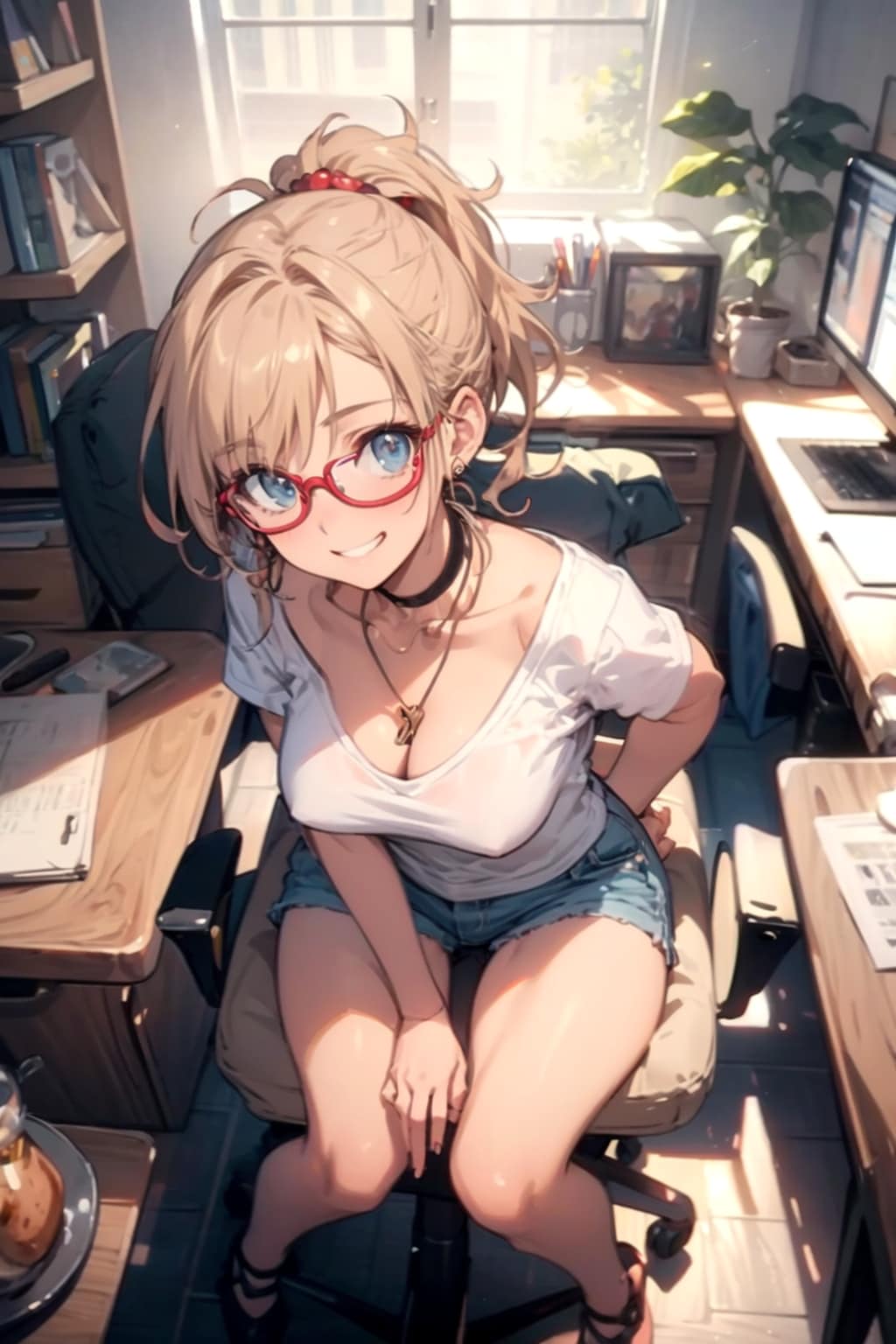 オフィスで07