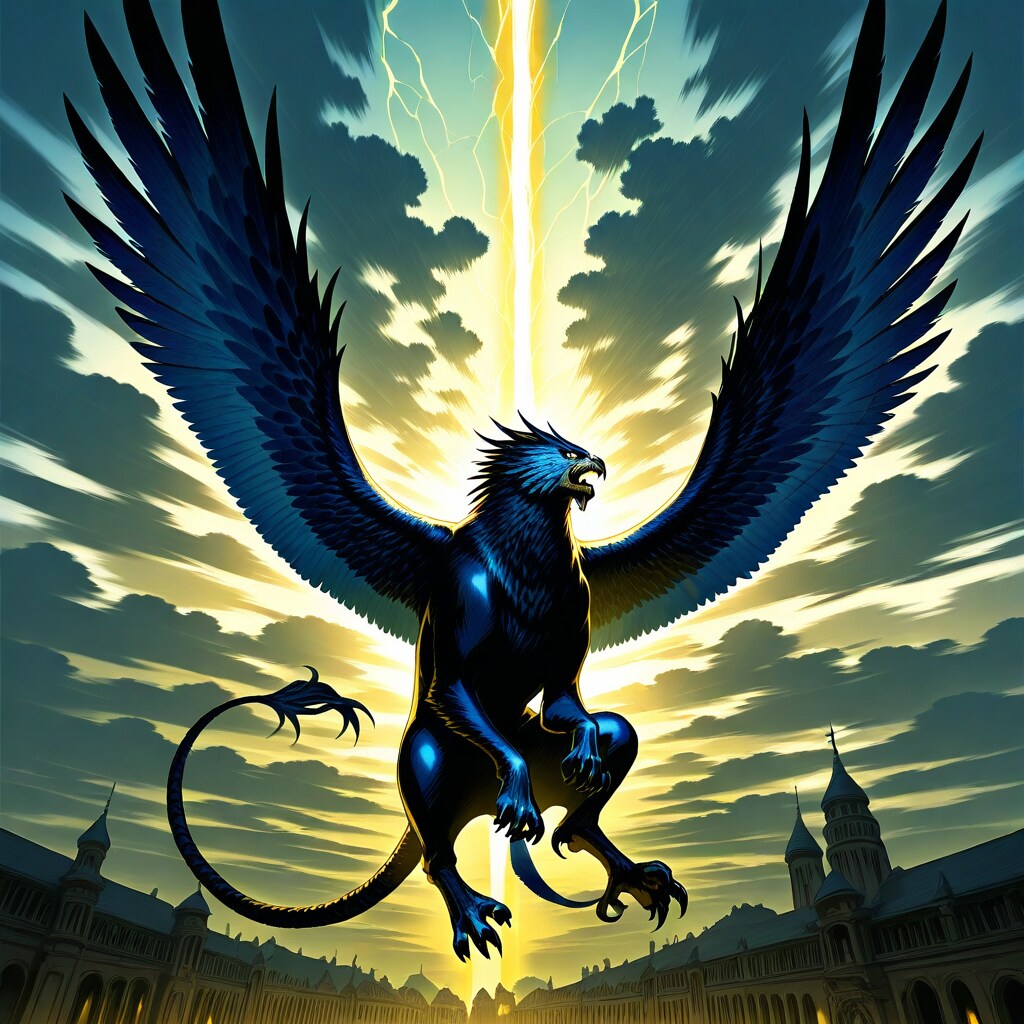 金属グリフォン