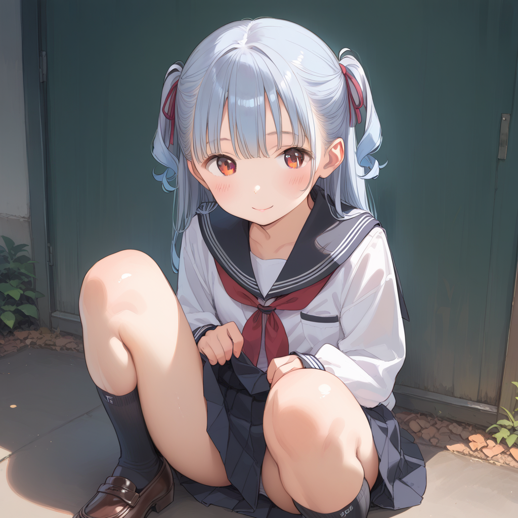 スカートの中とパンツの中