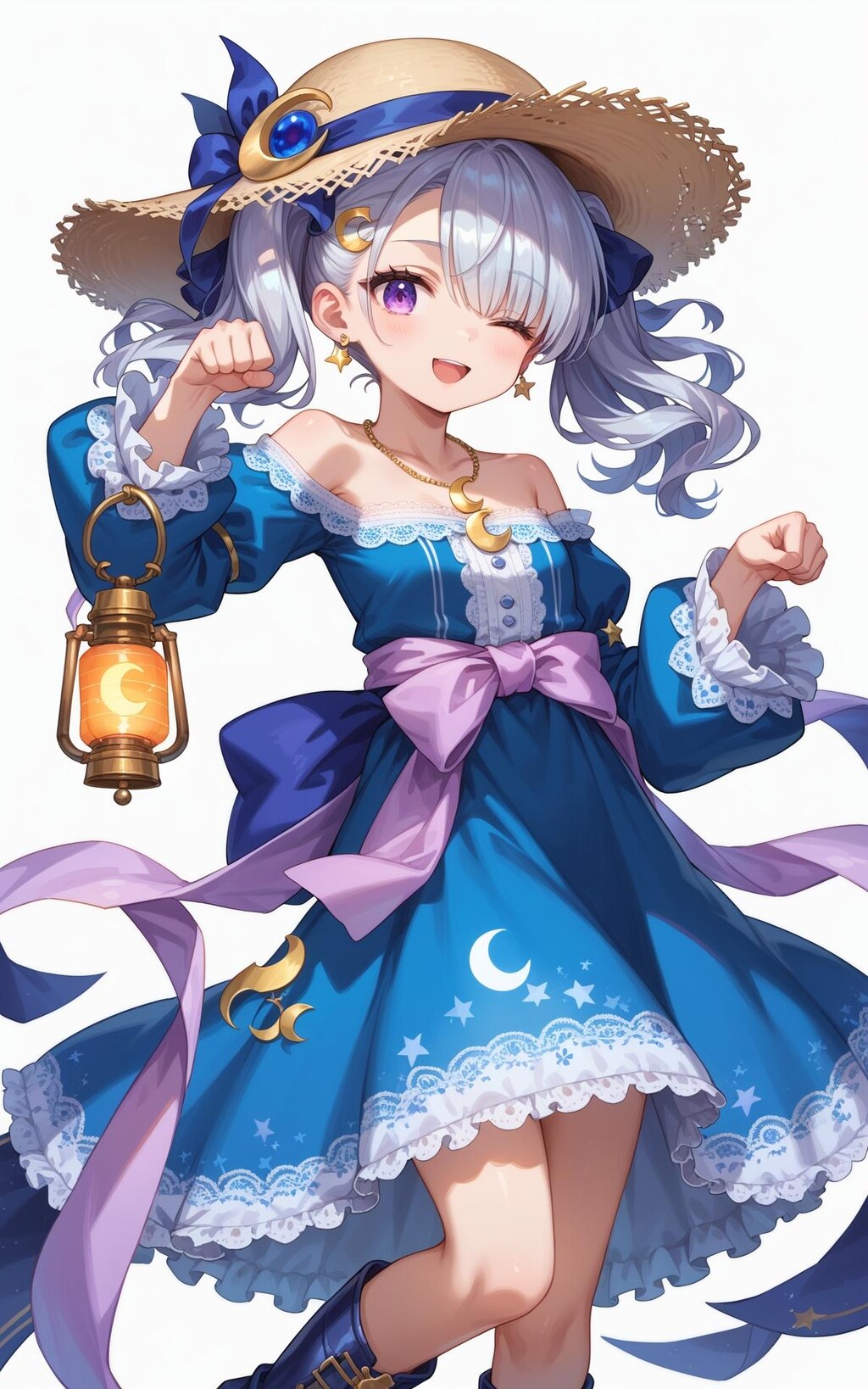 魔女っ娘風街娘