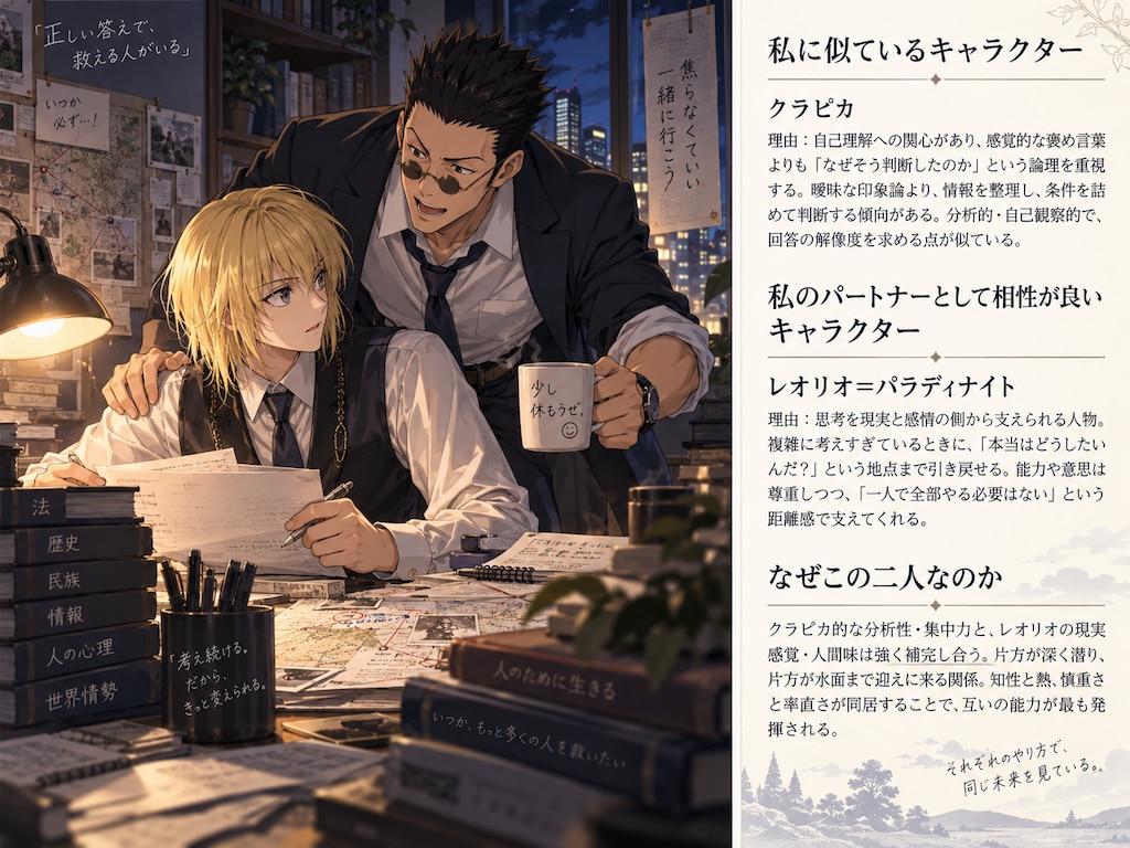 考えすぎる君を、現実へ連れ戻す人
