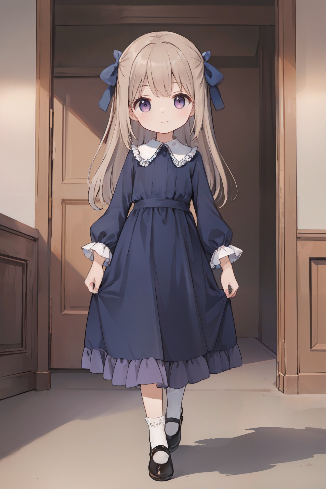 フリルワンピ