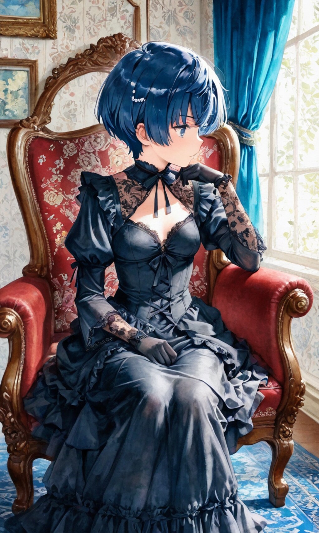 物憂げなお嬢様だよ柑菜ちゃん