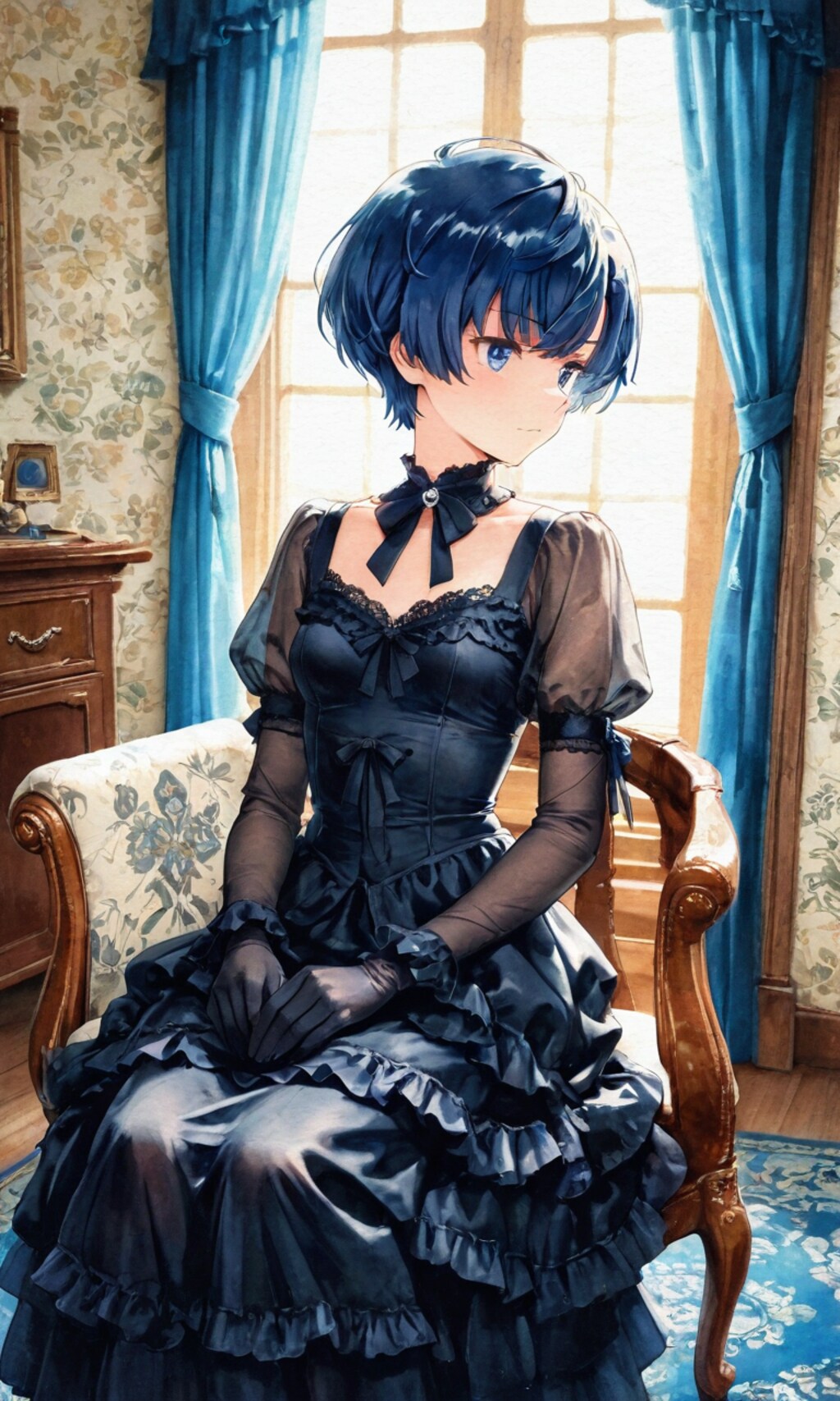 物憂げなお嬢様だよ柑菜ちゃん