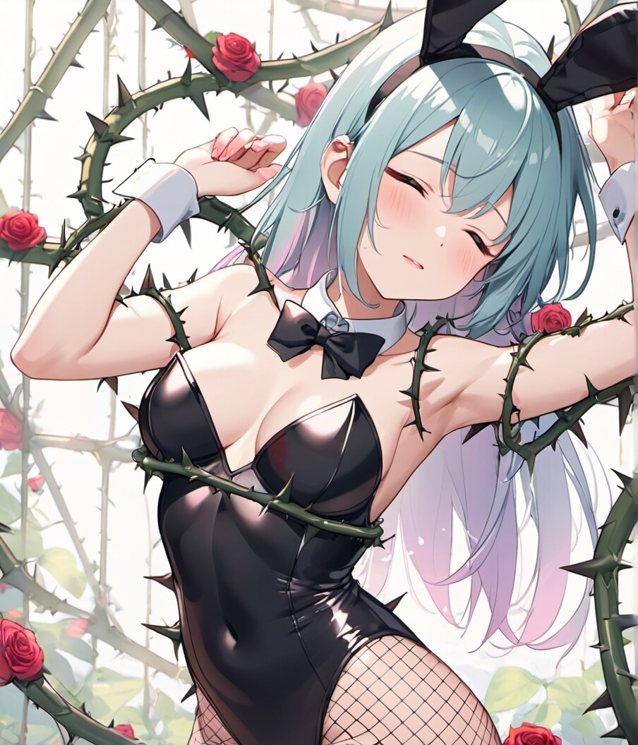 捕まったうさぎ
