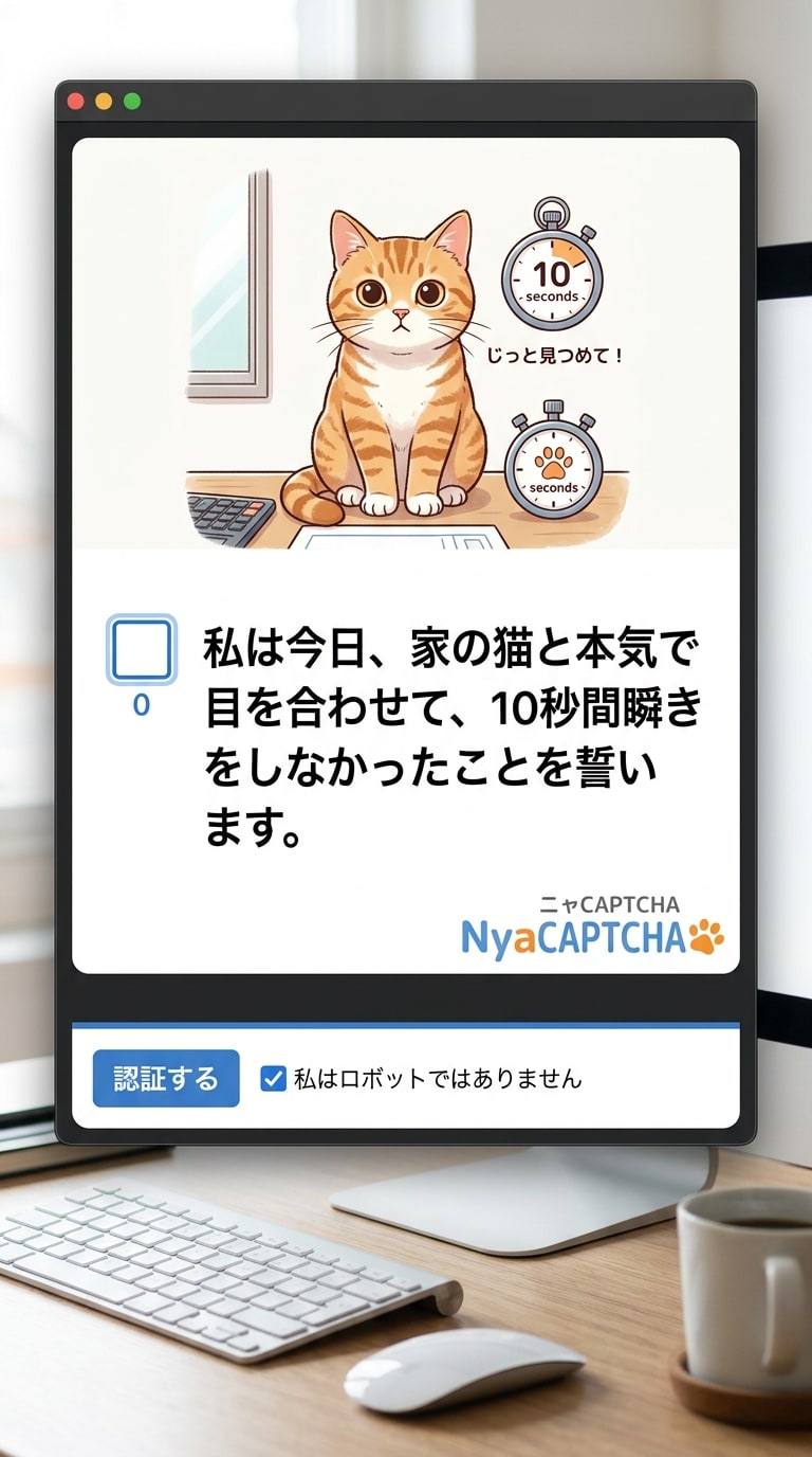 きょうのNyaCAPTCHA