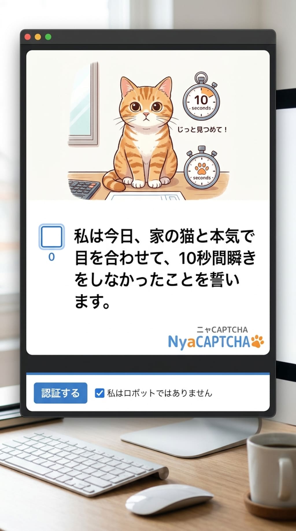 きょうのNyaCAPTCHA
