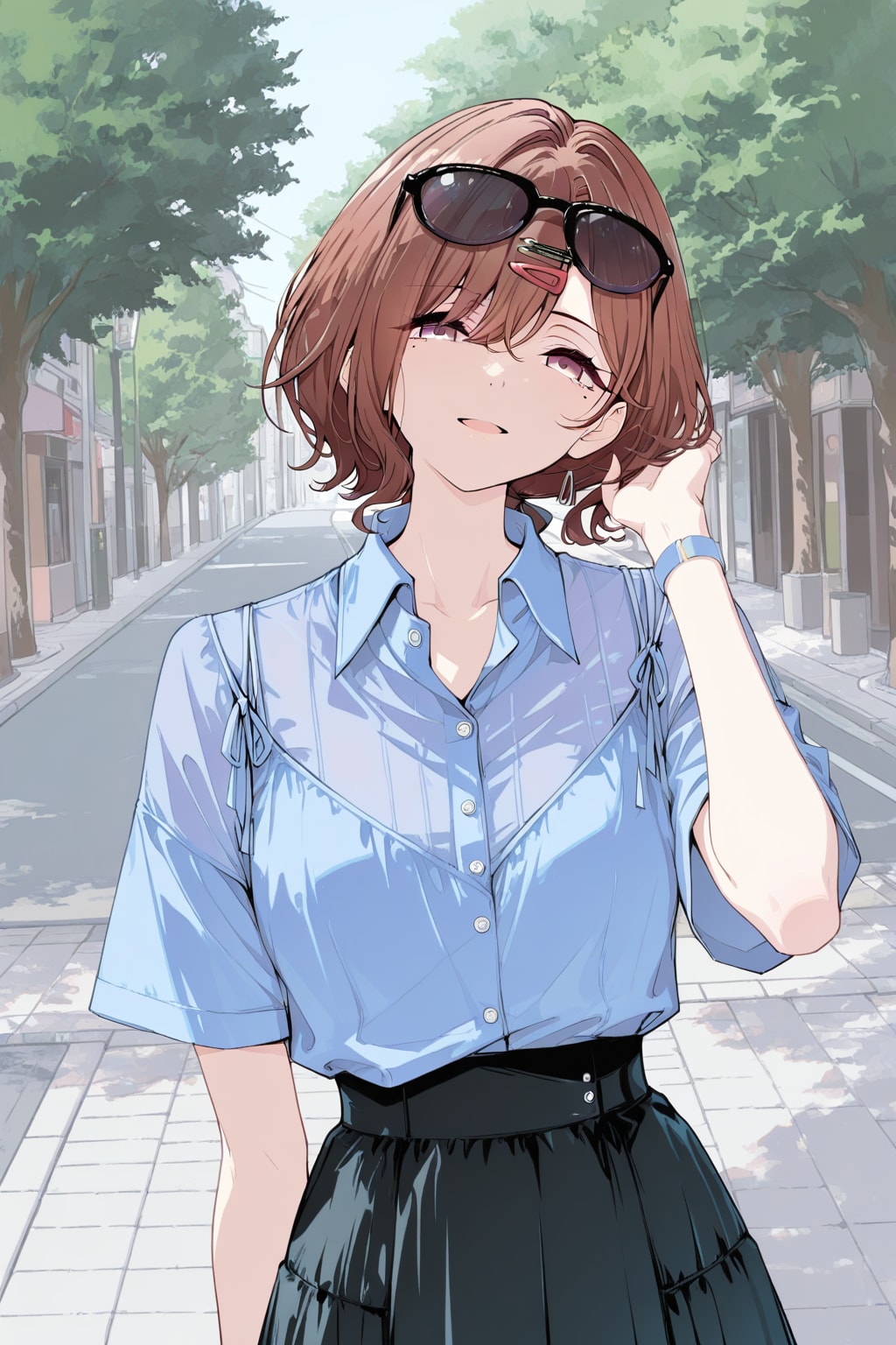私の私服姿、感想を訊きたいわね！