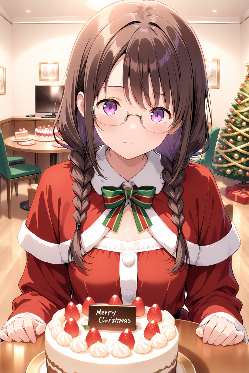 クリスマス委員長ちゃん2025 | の人気AIイラスト・グラビア