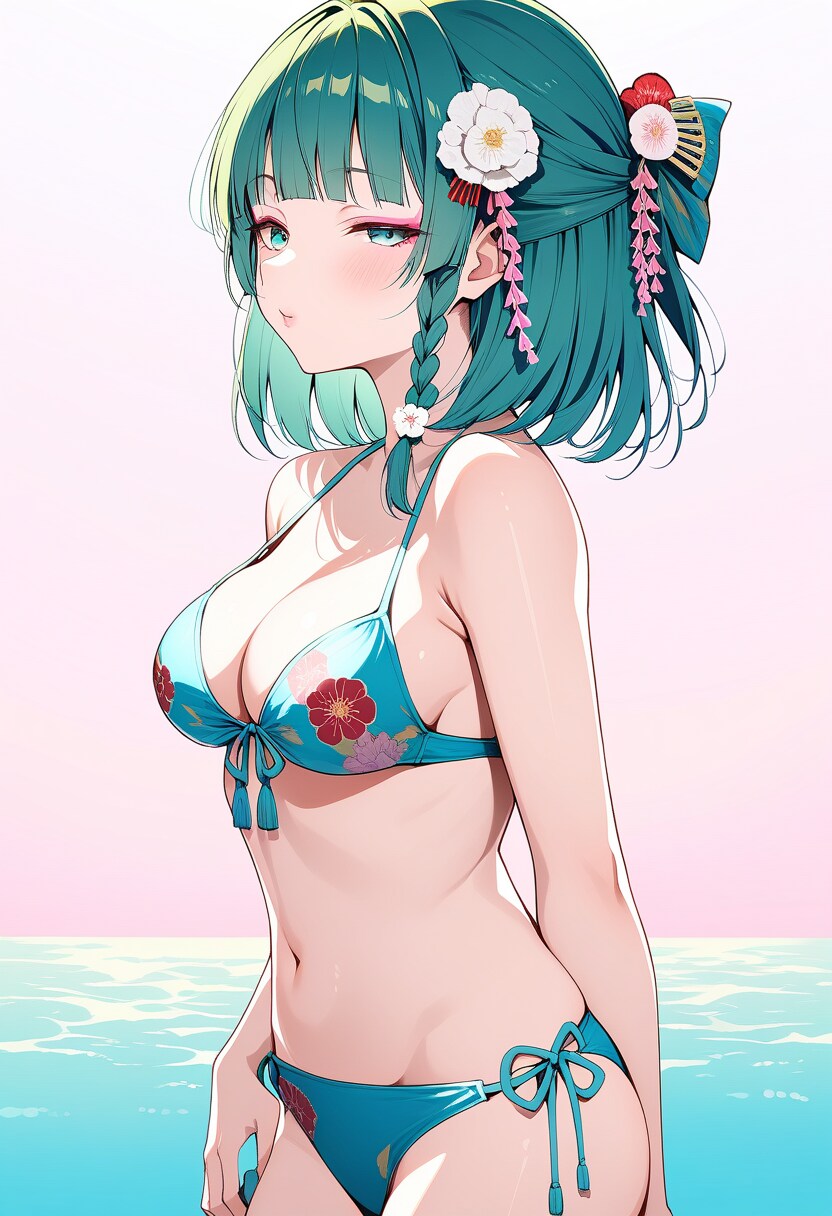 DAうちの娘（緑髪）
