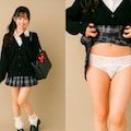 延べ105人のJKモデルたちがパンティを見せてくれる動画集（２） 5枚目