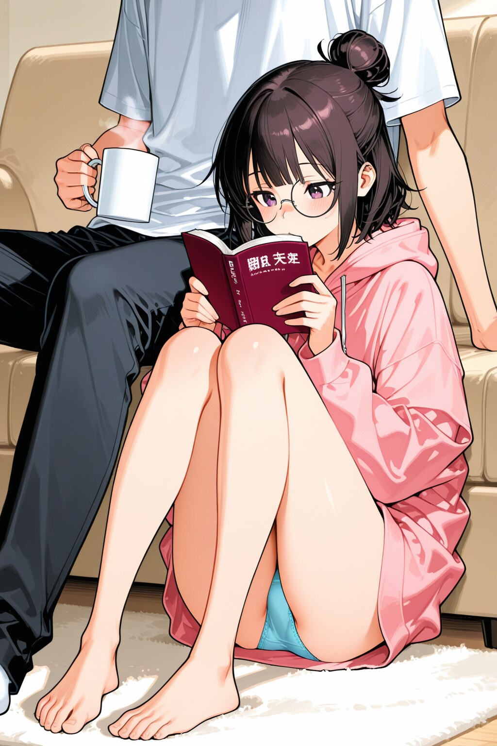 カップルのくつろぎ