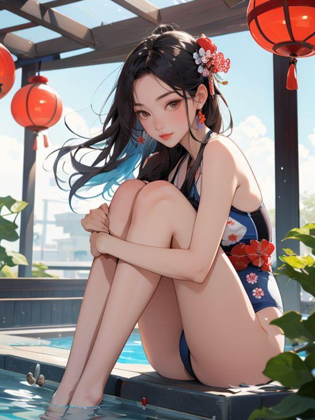 見てないで一緒入ろ