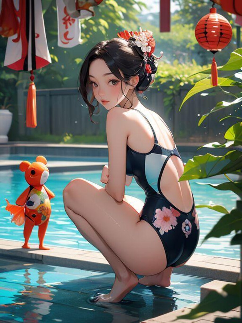 見てないで一緒入ろ