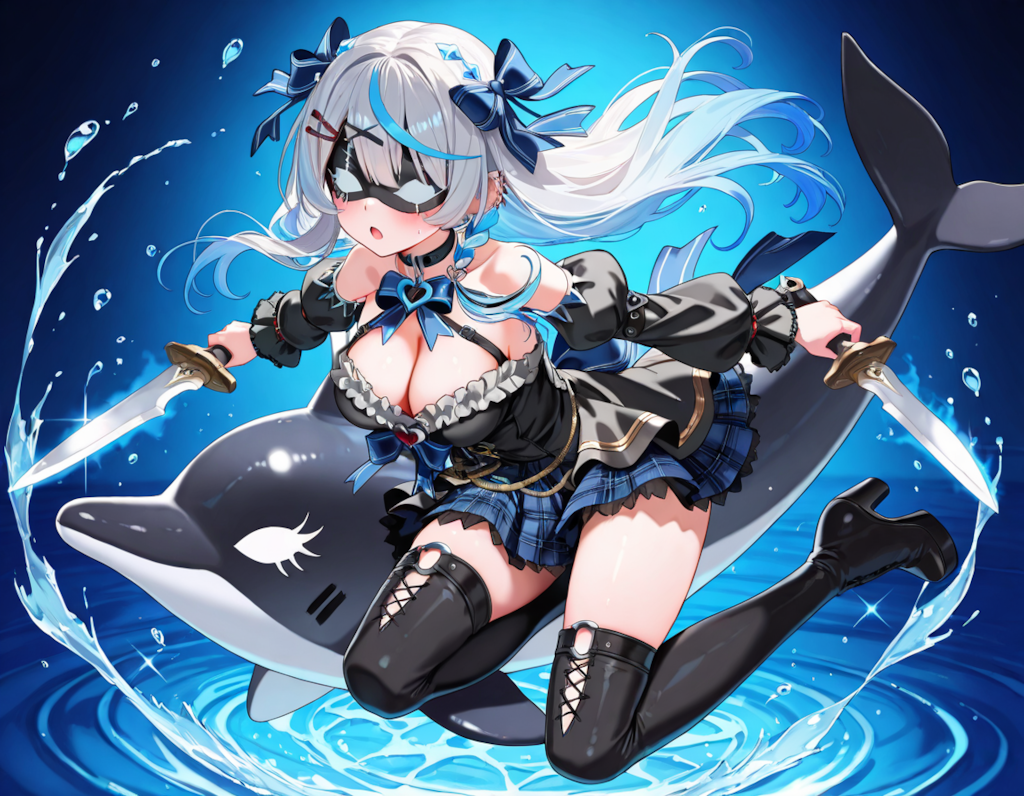 ざっぶざっぶざぶ～ん、どうも～『イルカ』の『魔法少女』で～す