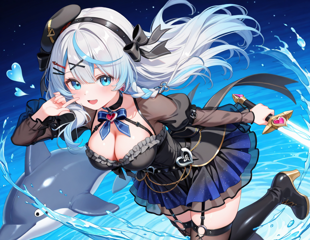 ざっぶざっぶざぶ～ん、どうも～『イルカ』の『魔法少女』で～す