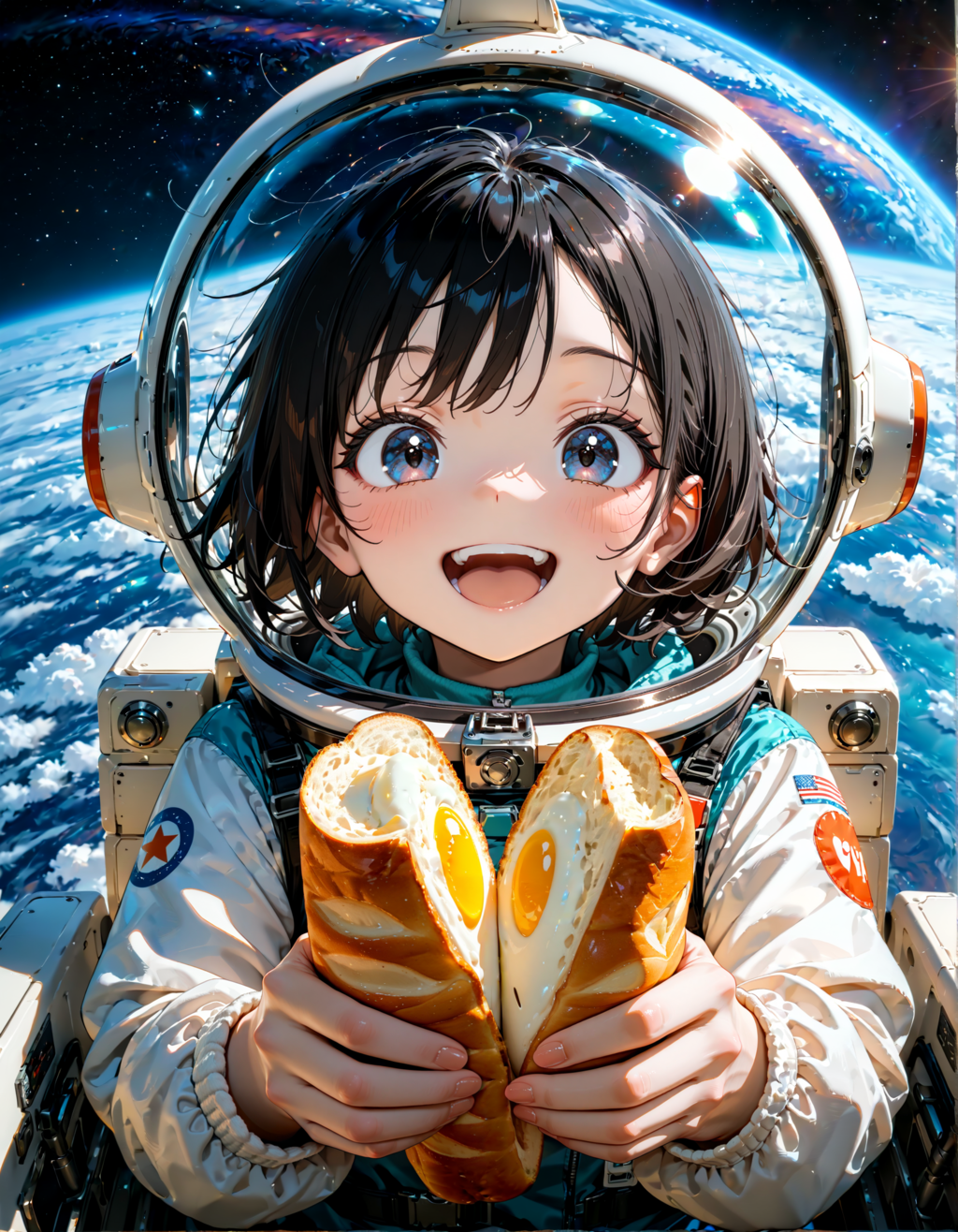 今日は世界宇宙飛行の日。パンの記念日