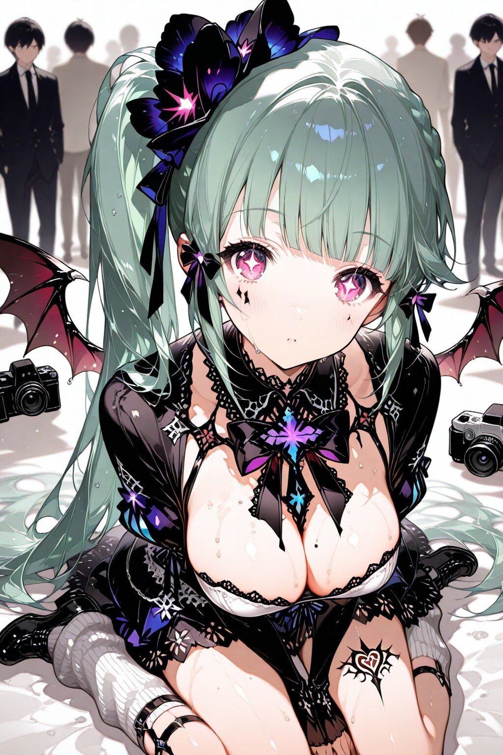 ゴスロリ撮影会でのフィアナちゃん♡