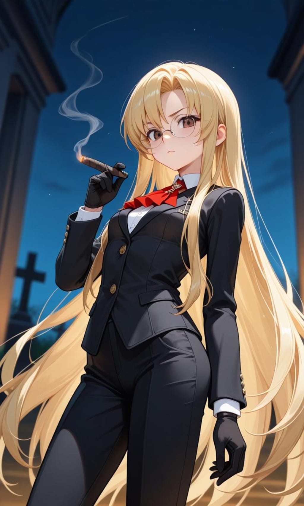 眼鏡っ子_「HELLSING」インテグラ