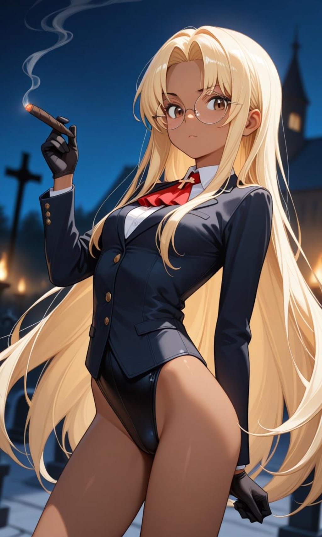 眼鏡っ子_「HELLSING」インテグラ