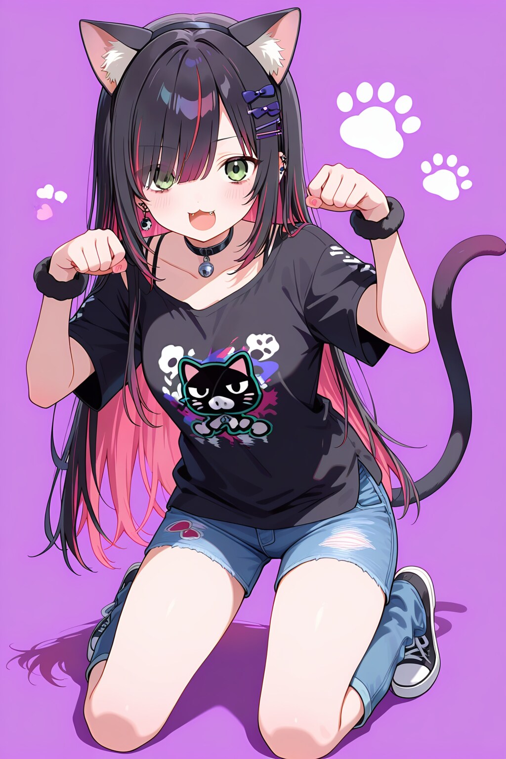 ニャオというポーズ😸 | の人気AIイラスト・グラビア
