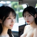 車内脱衣　比較 11枚目