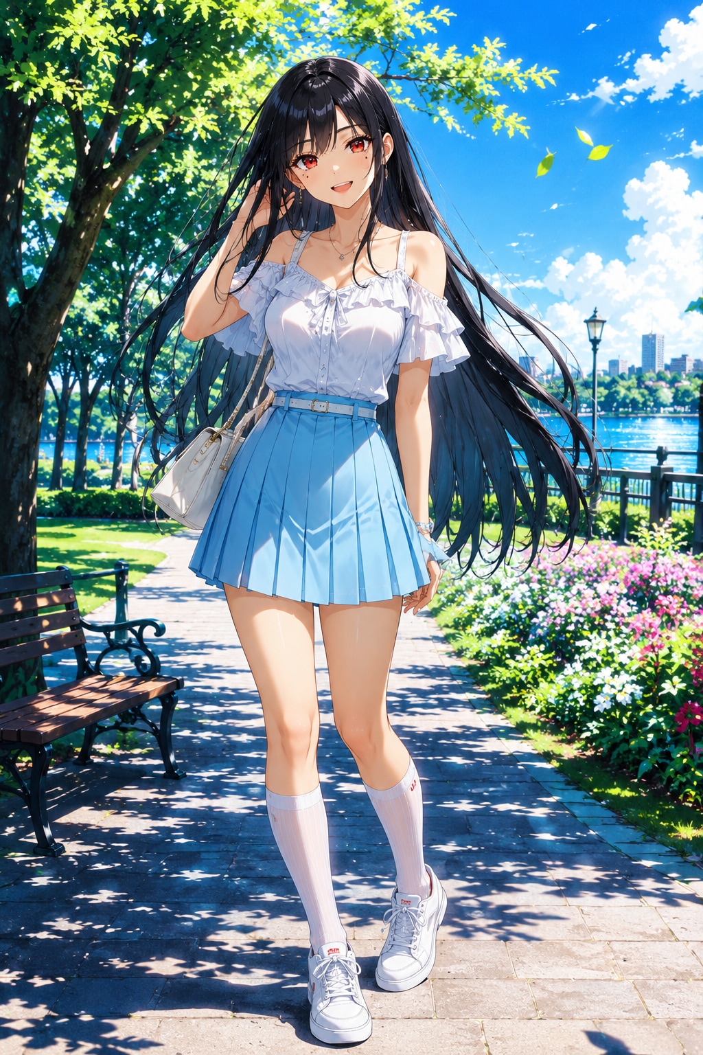 夏風に髪をあずけて、夏歩き