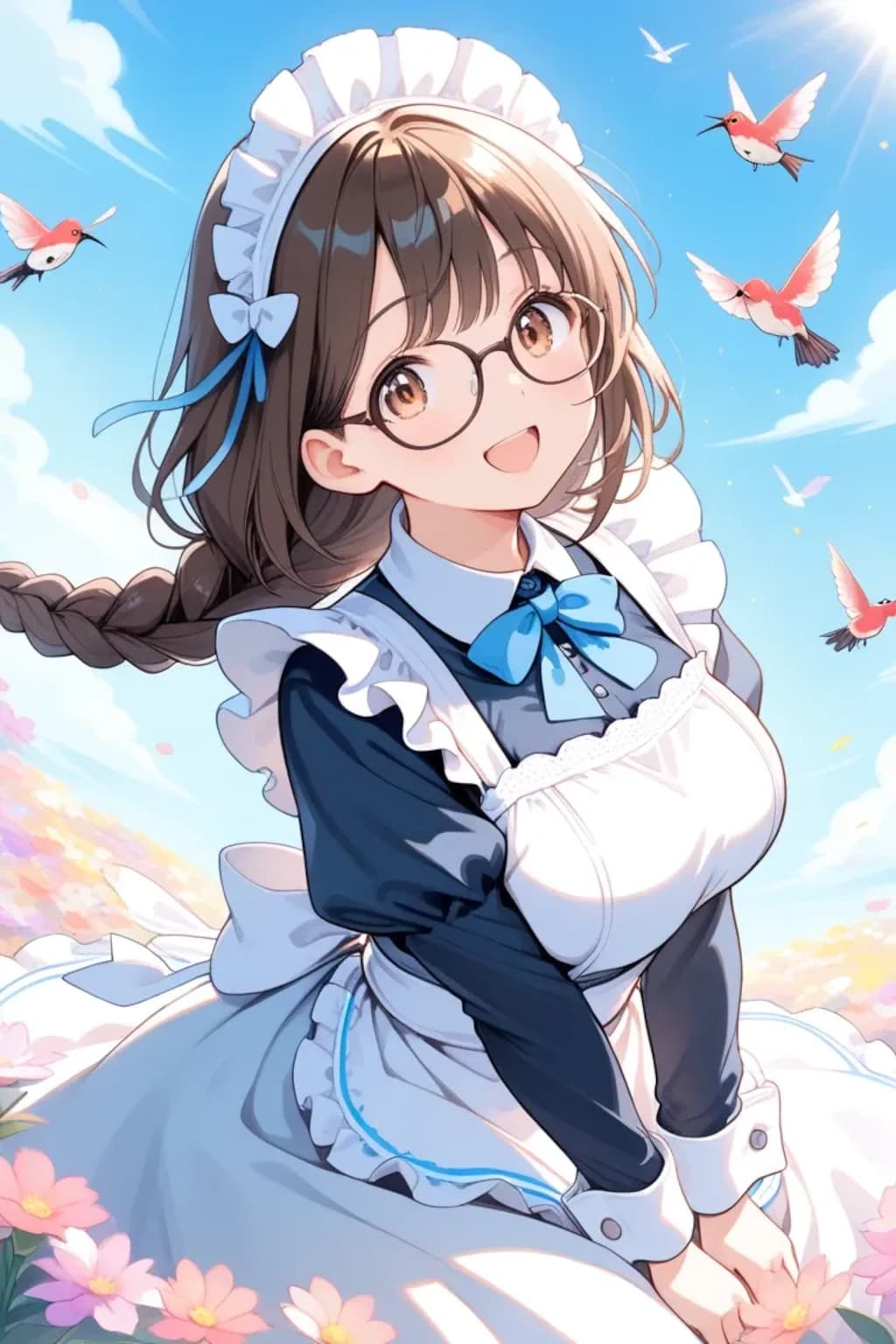 舞ちゃんとハミングバード