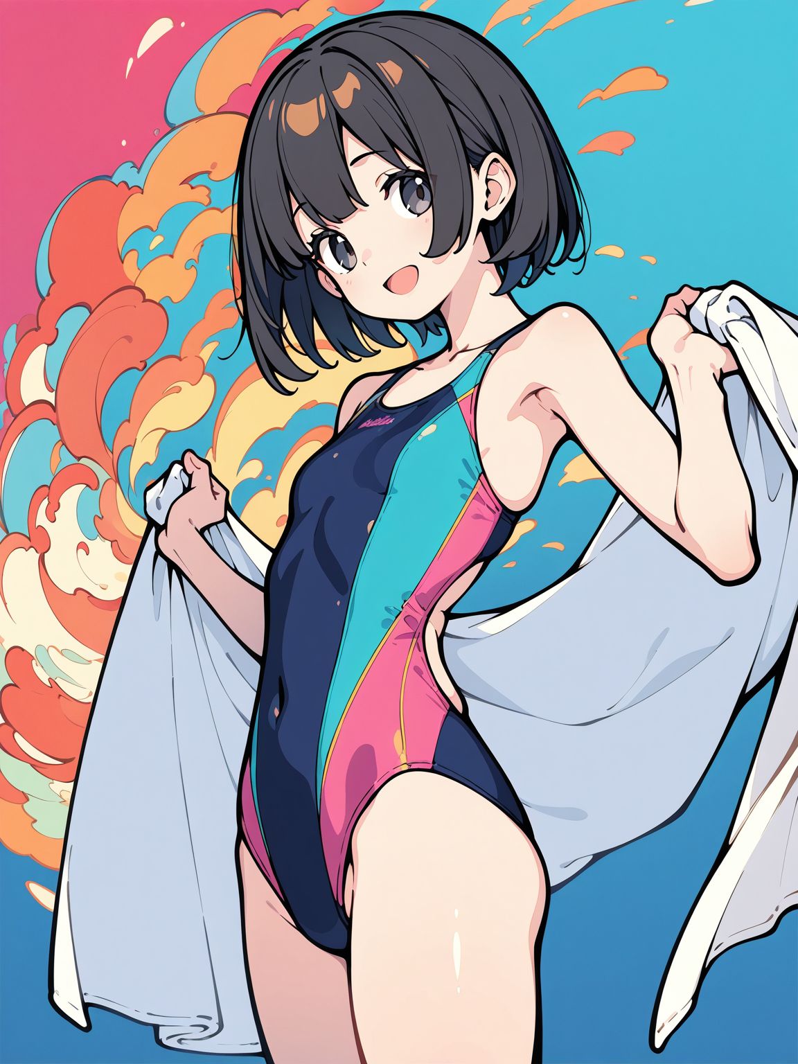 ふらっとちぇすたーず！　の水着撮影